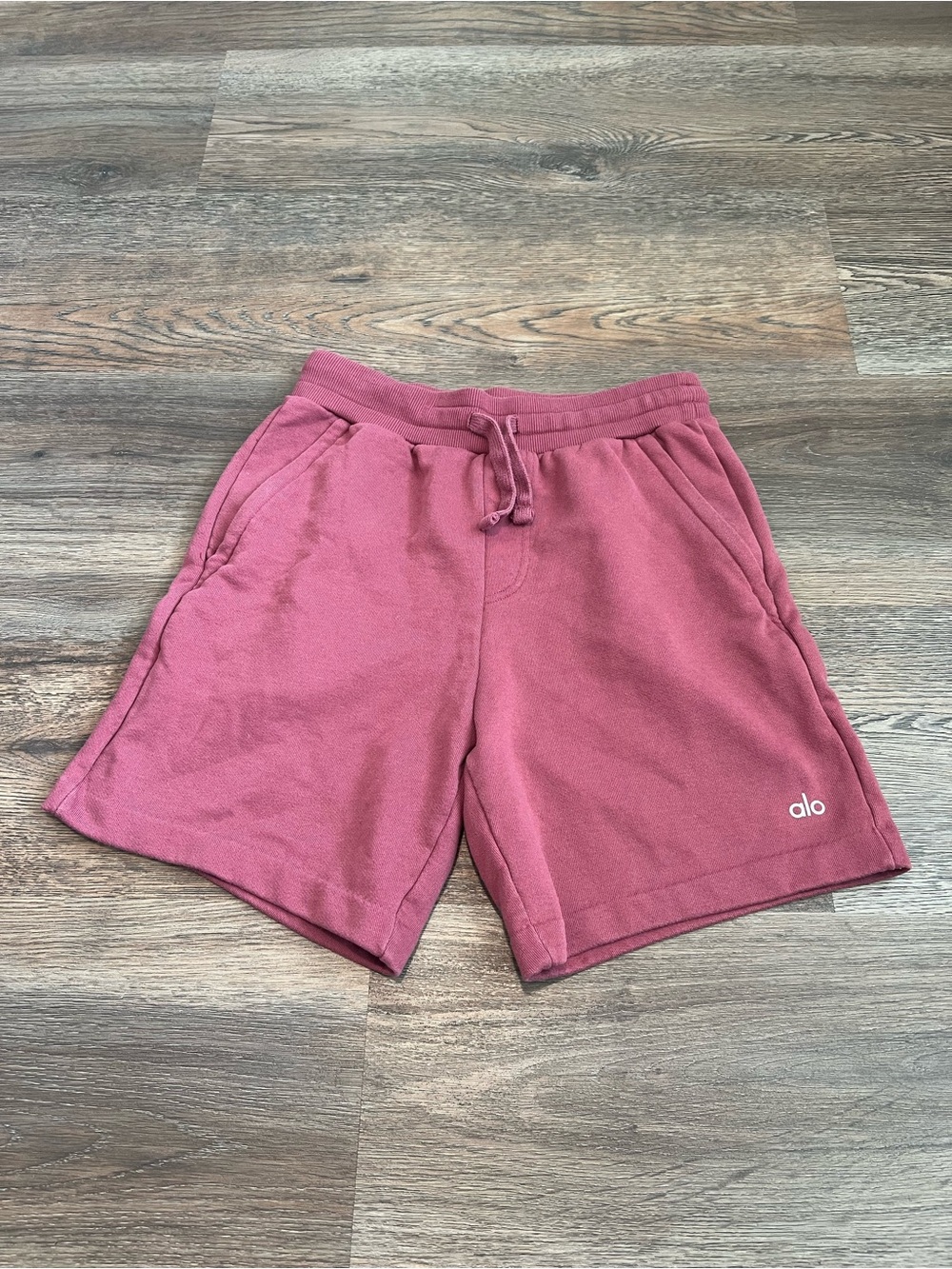 ALO Yoga Women's Athletic Shorts in Dusty Rose